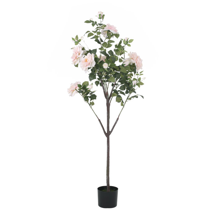 Nfusion Faux Flowering Tree in Free Standing & Reviews Wayfair